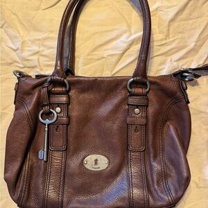 Fossil Brown Leather Women's Bag